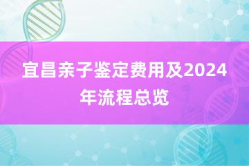 宜昌亲子鉴定费用及2024年流程总览